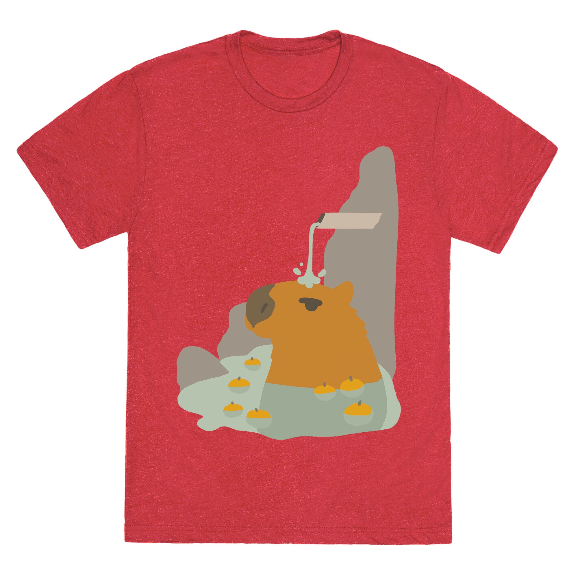 Capybara Hot Spring Unisex Triblend Tee